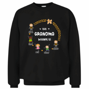Personalized Gift For Grandma This Grandma Belongs To Doodle Kids Shirt – Sweatshirt - Hoodie