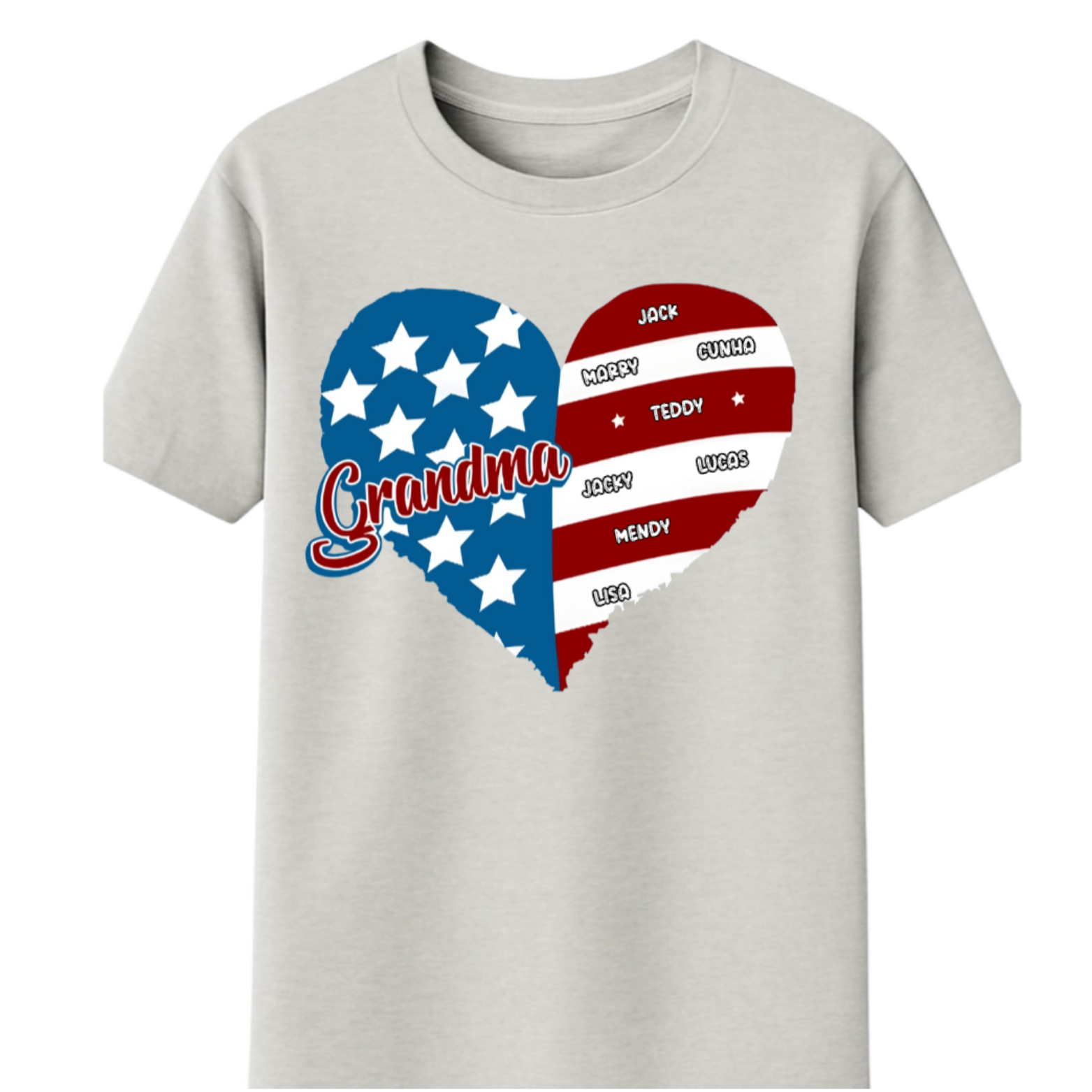 Personalized Gift For Grandma 4th Of July Shirt - Hoodie - Sweatshirt