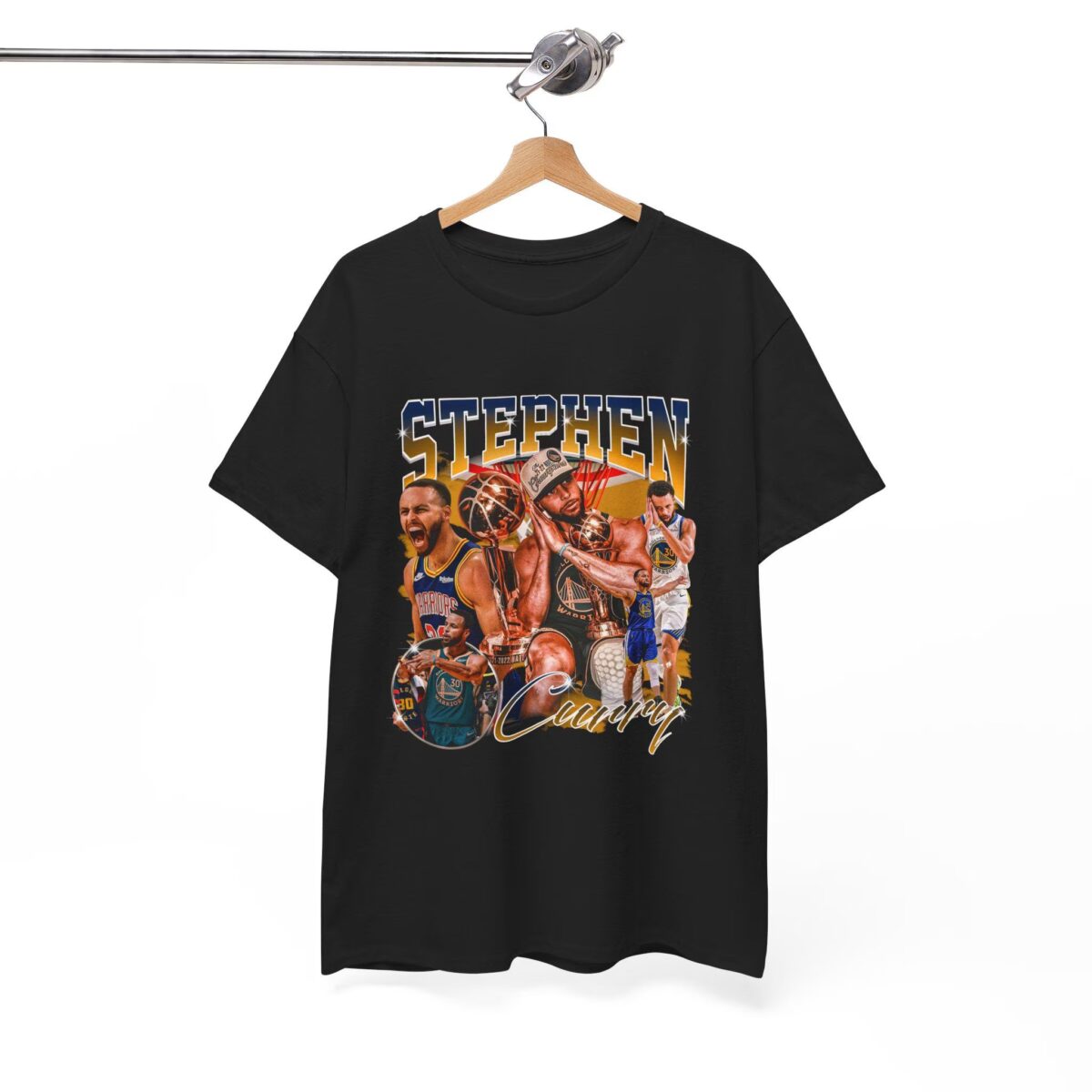 Vintage Stephen Curry Shirt, Vintage Bootleg 90s Rap Tee, Basketball Fan Shirt - Image 2