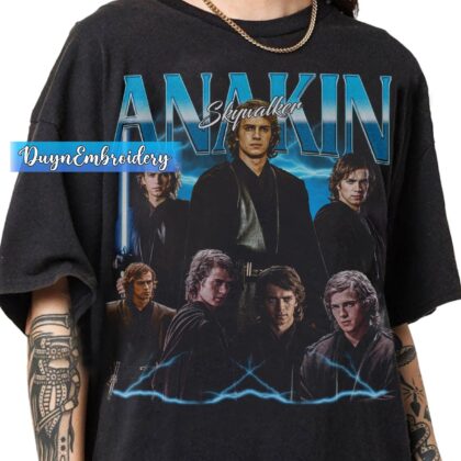 Vintage 90s Graphic Style Anakin Skywalker T-shirt, Anakin Skywalker Bootleg Rap Shirt