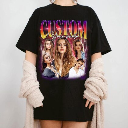 Custom Your Own Bootleg Tee, Retro Custom Bootleg Rap Tee, Custom Bootleg, Custom Your Photo, Insert Your Design