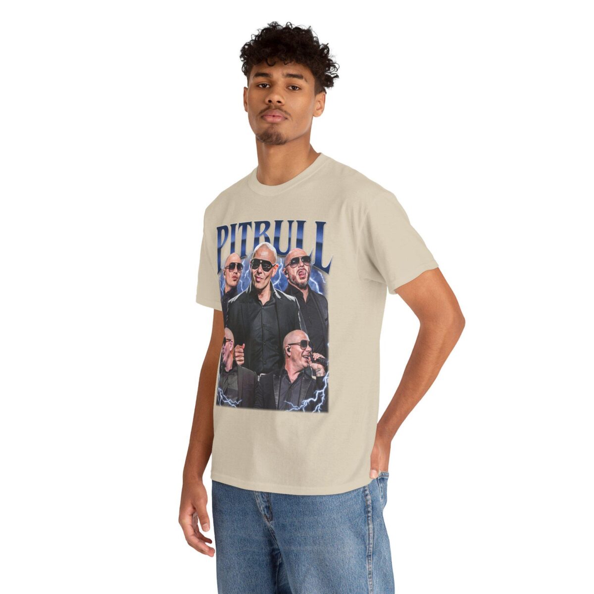 Limited Pitbull Vintage T-Shirt, Vintage Pitbull Bootleg Shirt, Shirt Gift for Women and Men Unisex T-Shirt A70 - Image 4