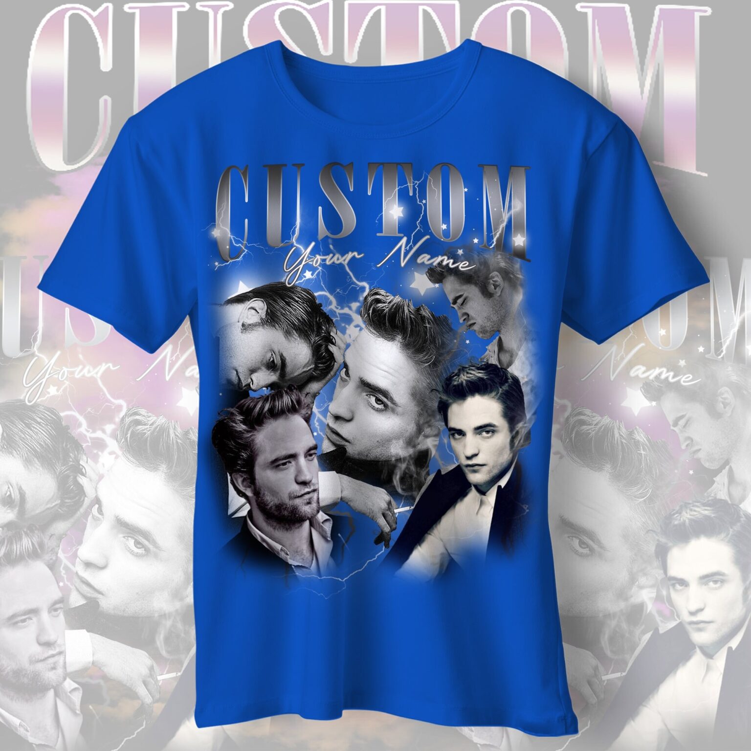 Personalised Bootleg T Shirt, Bootleg Collage T Shirt, Personalised Vintage 90s Tshirt, Custom Design Tshirt - Image 3