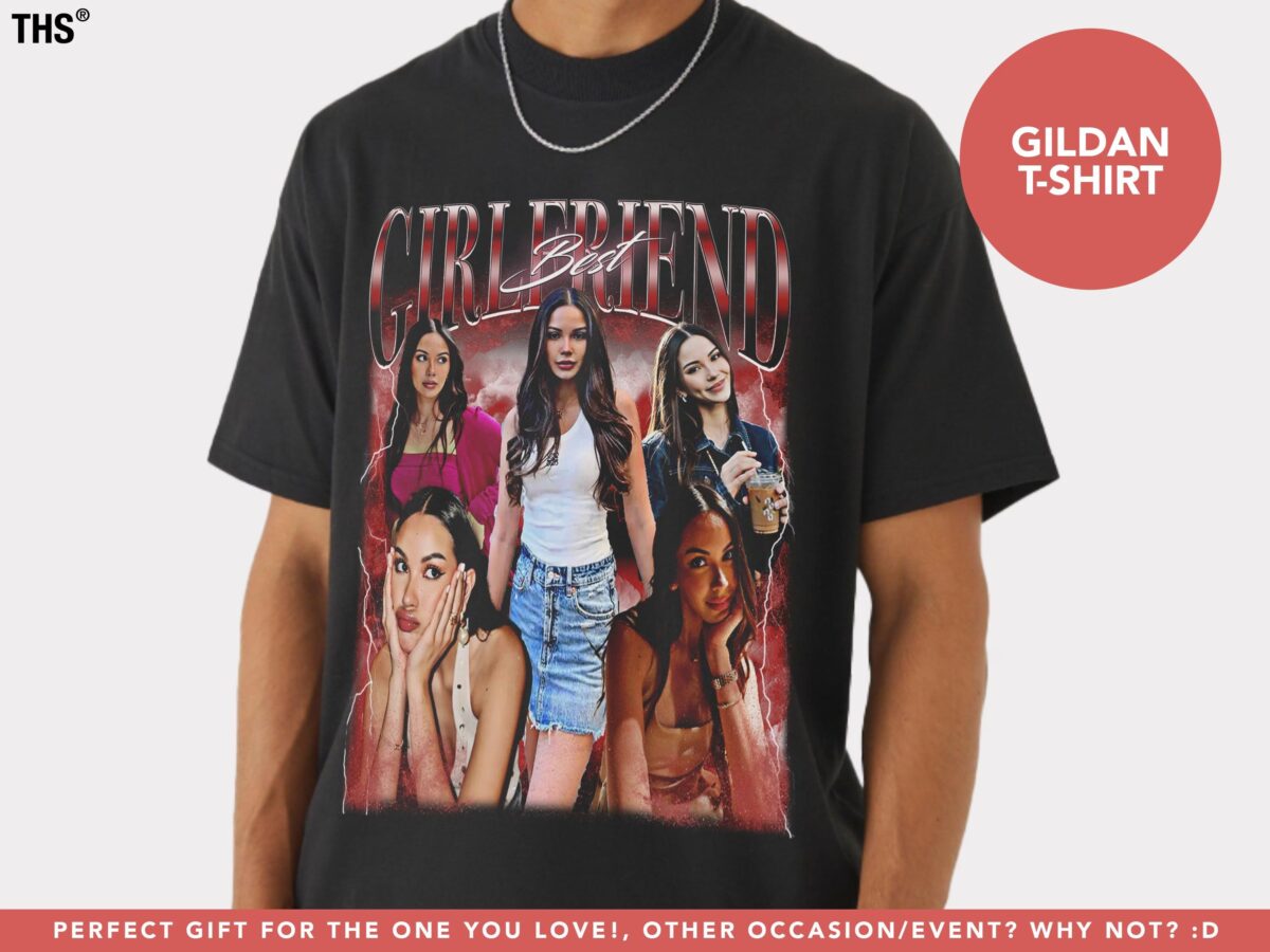 Custom Girlfriend Face Bootleg Rap Tee, Custom Boyfriend Vintage Graphic 90s Tshirt, Custom Photo Shirt - Image 2