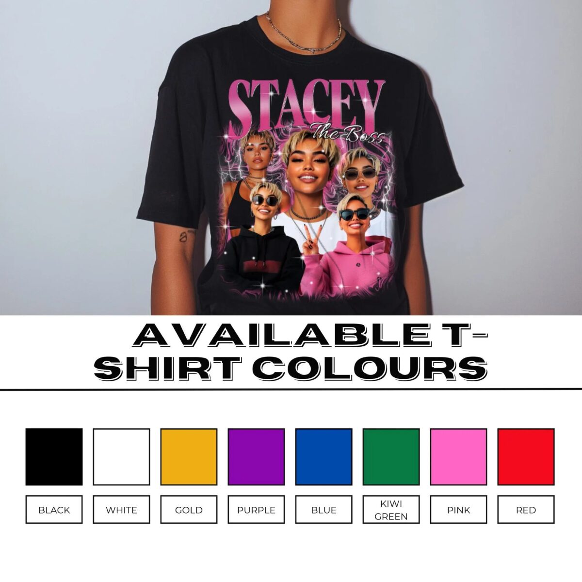 Custom Face Shirt, Bootleg T-shirt, Custom Girlfriend and Boyfriend Shirt, Personalised Bootleg Rap T-shirt - Image 2