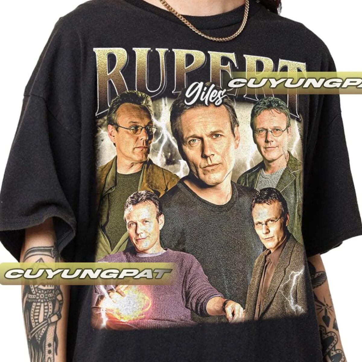Rupert Giles Vintage T-Shirt, Gift For Woman and Man Unisex T-Shirt CYP3.5 Cuyungpat - Image 4