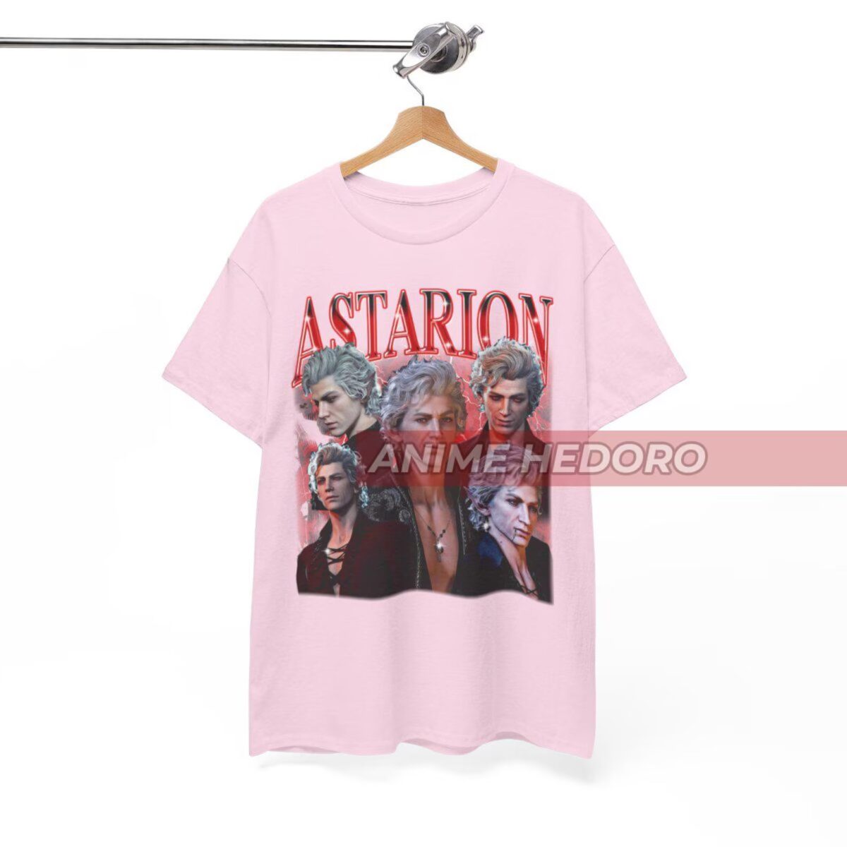 Unisex Baldurs Gate 3 Astarion Gaming T-Shirt, Videogame Bootleg Husbando Shirt - Image 6