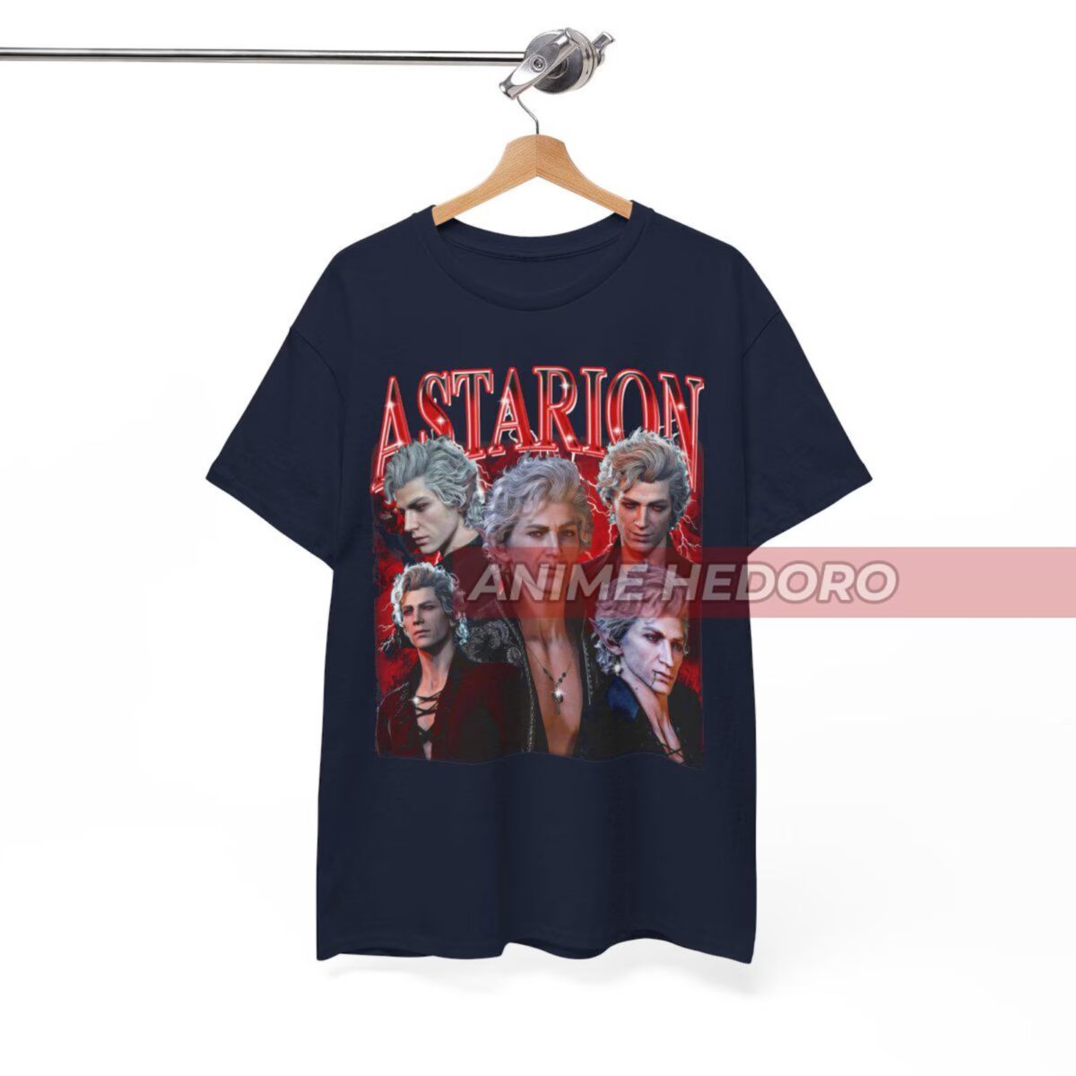 Unisex Baldurs Gate 3 Astarion Gaming T-Shirt, Videogame Bootleg Husbando Shirt - Image 5
