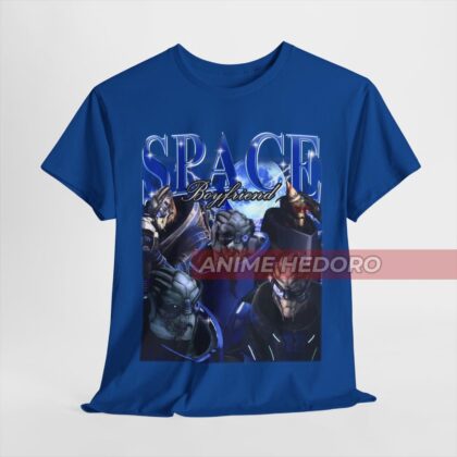 Unisex Vintage Garrus Vakarian Bootleg T-Shirt, Mass Effect Space Boyfriend Shirt