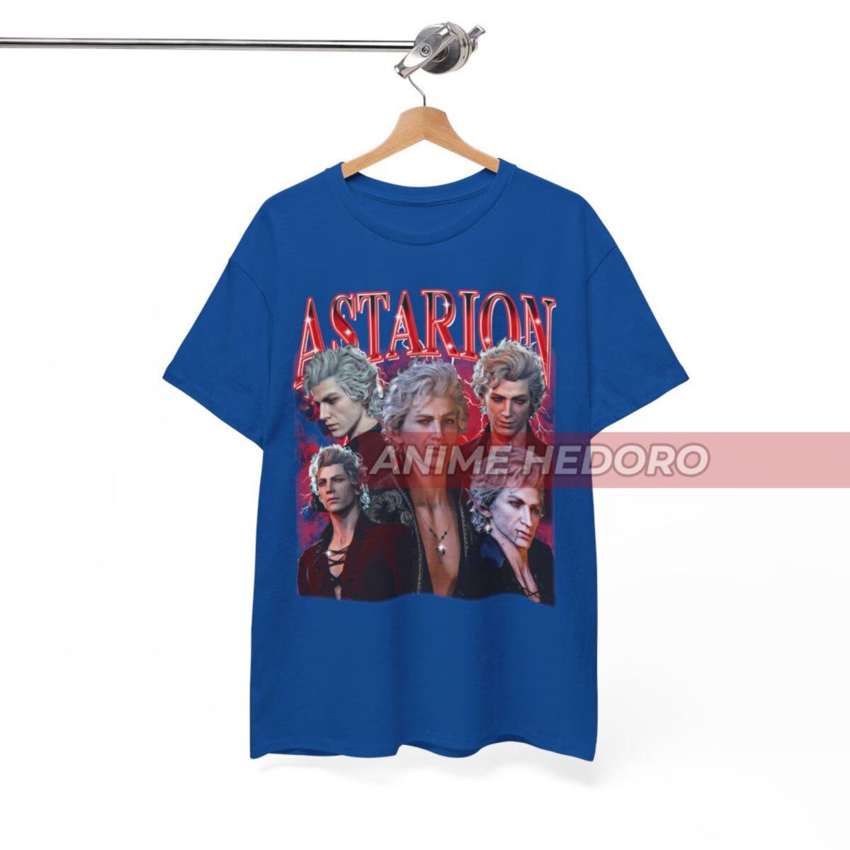 Unisex Baldurs Gate 3 Astarion Gaming T-Shirt, Videogame Bootleg Husbando Shirt - Image 4