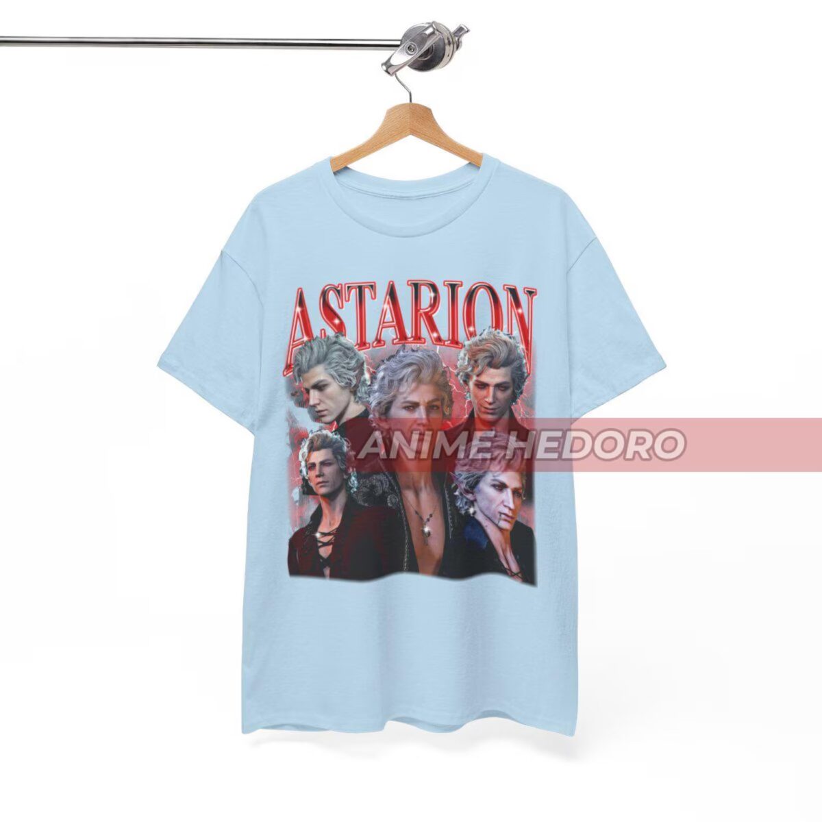 Unisex Baldurs Gate 3 Astarion Gaming T-Shirt, Videogame Bootleg Husbando Shirt - Image 3