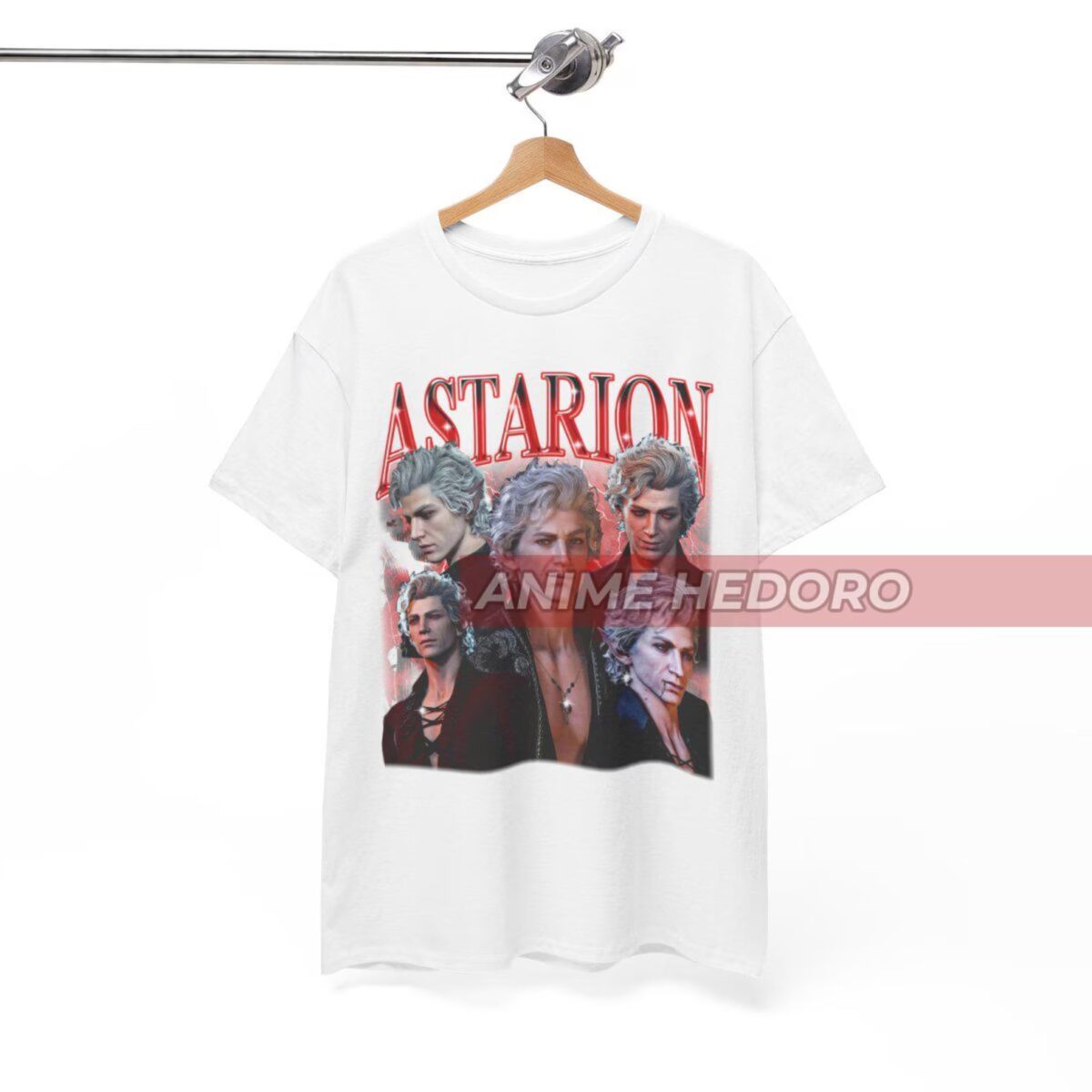 Unisex Baldurs Gate 3 Astarion Gaming T-Shirt, Videogame Bootleg Husbando Shirt - Image 2