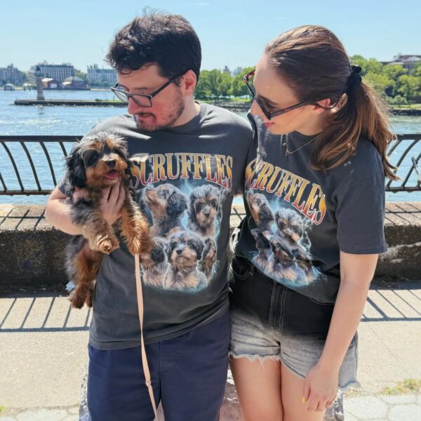 Custom Comfort Colors Vintage Bootleg Pet Shirt Pet Photo + Name Custom Dog Portrait Personalized Shirt Custom T Shirts Cat