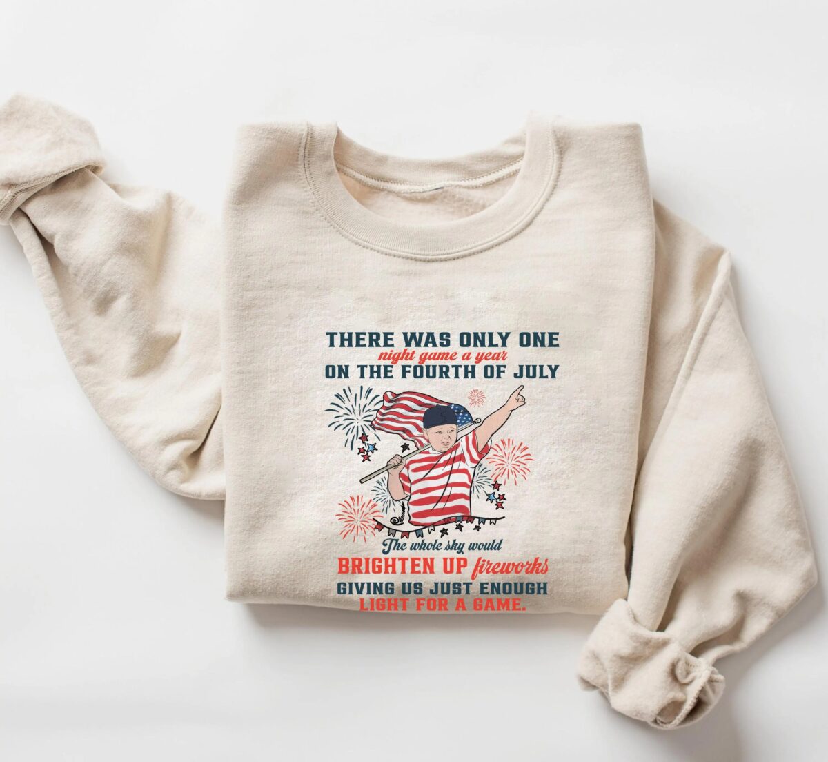 The Sandlot Happy Shirt PNG Ham Porter 4th of July Fireworks Scene Hambino Baseball Sublimation Scotty Smalls Retro Sweatshirt Design - Image 4