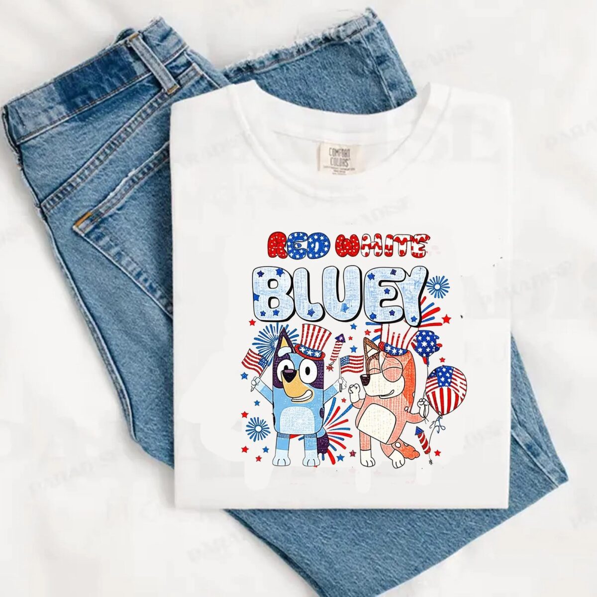 Blue Dog design, Dogs Cartoon Fourth of July PNG, Independence Day HeliaUS