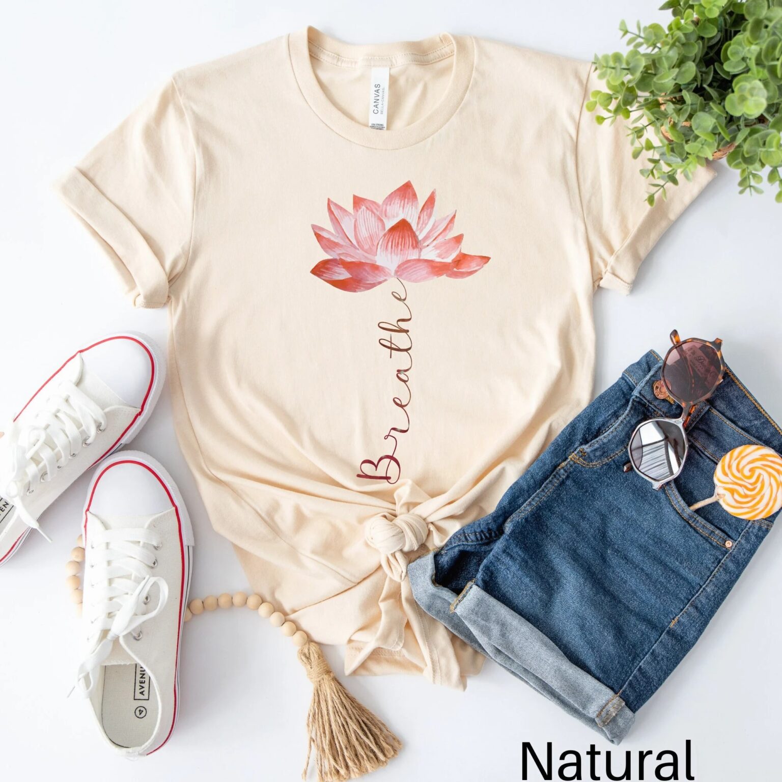 Lotus Flower Shirt, Breathe Shirt, Yoga Shirt, Yoga Gift, Meditation Shirt, Yoga Tshirt, Pilates Tee, Yoga Instructor Gift, Spiritual Shirt