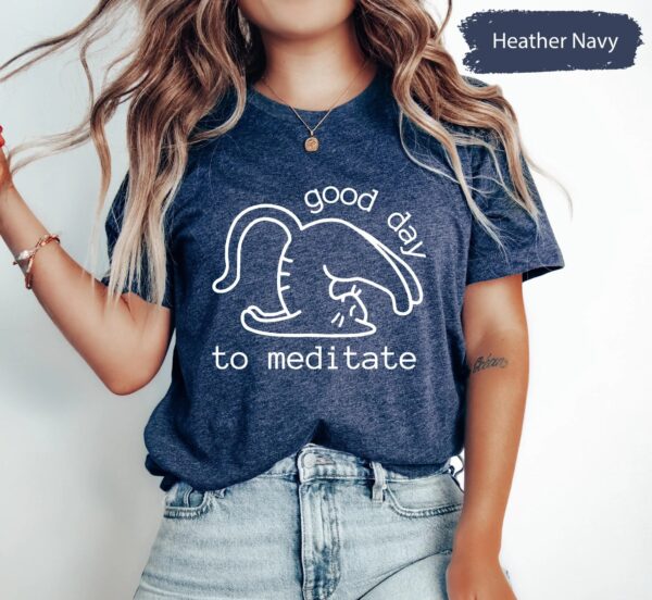 Funny Yoga Shirt, Cat Yoga Shirt, Cat Lovers Shirt, Meditation Shirt, Funny Yoga T-Shirt, Yoga Lover Shirt, Cute Yoga Shirt, Animal Yoga Tee