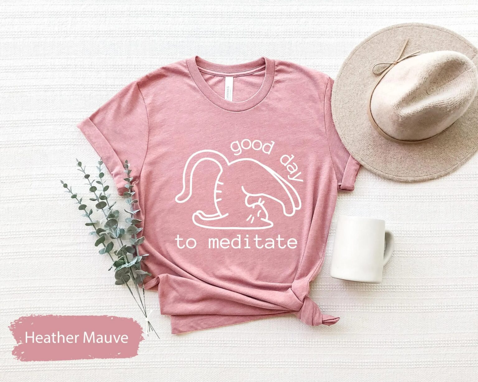Funny Yoga Shirt, Cat Yoga Shirt, Cat Lovers Shirt, Meditation Shirt, Funny Yoga T-Shirt, Yoga Lover Shirt, Cute Yoga Shirt, Animal Yoga Tee - Image 4