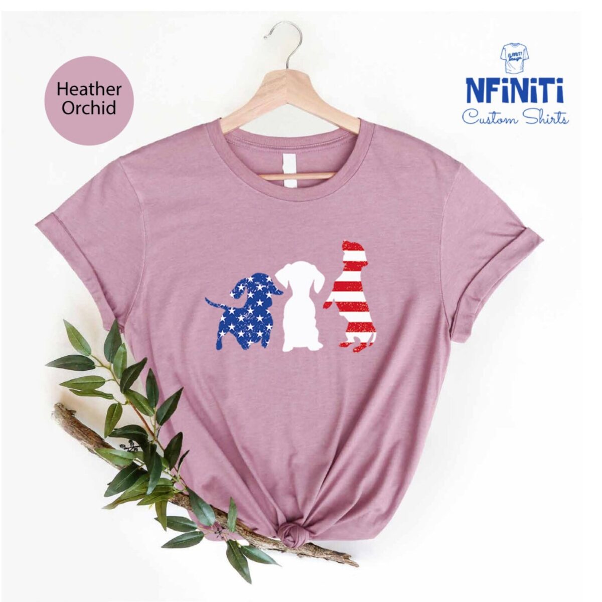 4th July Dachshund Shirt, Dachshund Gift, American Dog Shirt, Dachshund Mom, Dog Lover Shirt, Patriotic Dog Shirt - Image 5